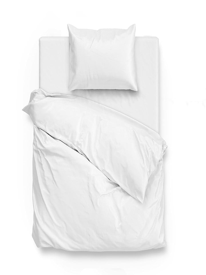 Zo!Home Komplet pościeli w kolorze białym z mako-satyny rozmiar: 240x220 cm