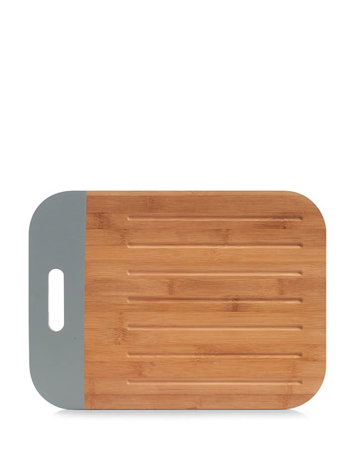 Zeller Deska w kolorze jasnobrązowo-szarym do krojenia - (S)38 x (W)1,5 x (G)28 cm rozmiar: onesize