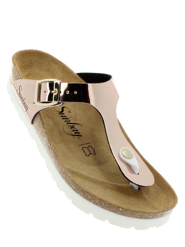 Sunbay Japonki "Camelia" w kolorze miedzianym rozmiar: 36