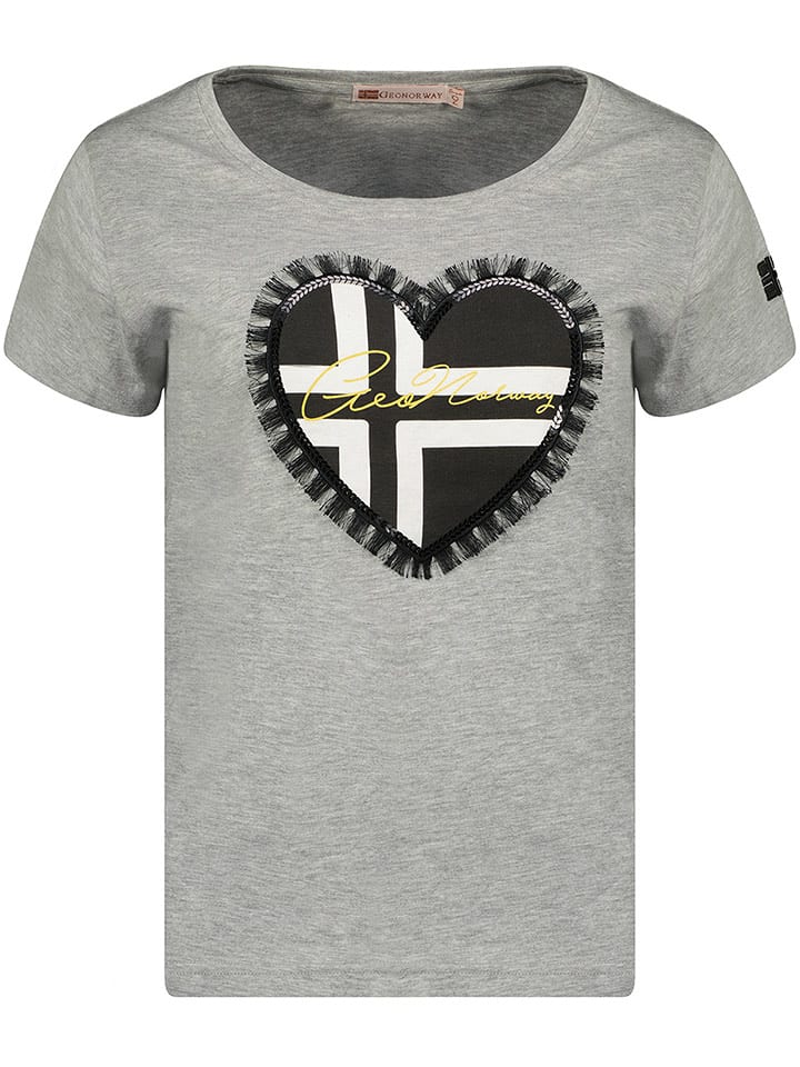 Geographical Norway Koszulka "Jeduction" w kolorze szarym rozmiar: XL