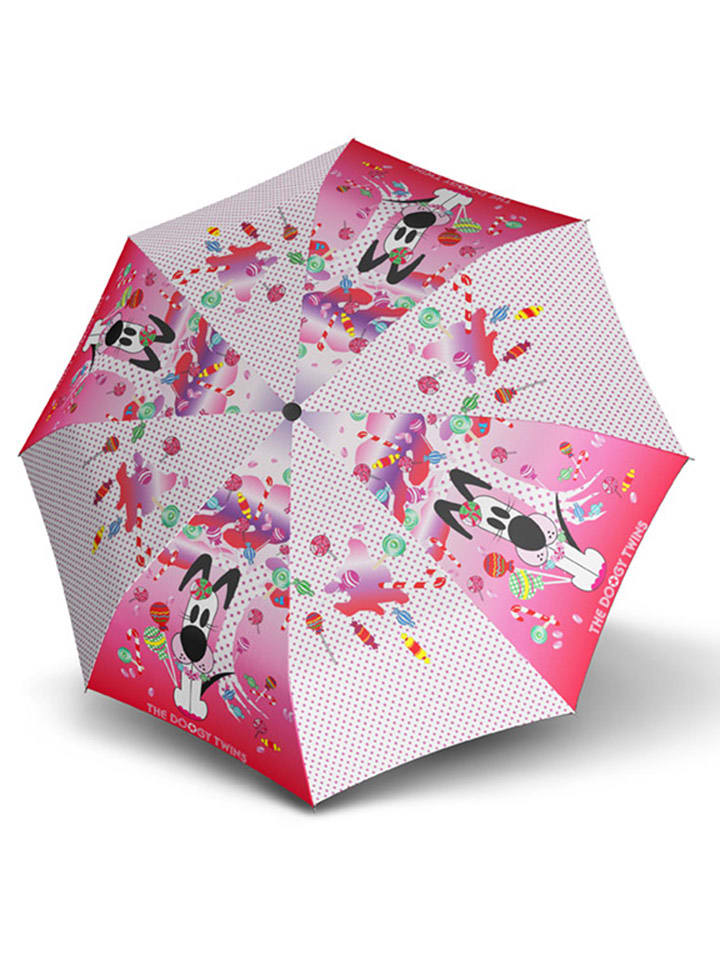 Doppler Parasol w kolorze różowo-białym rozmiar: onesize