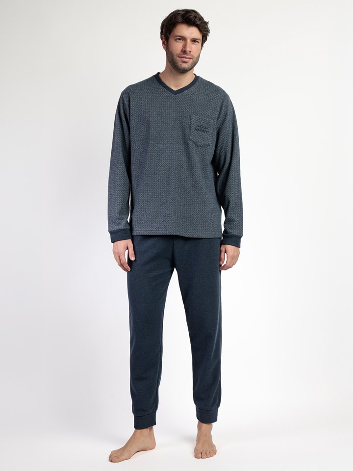 admas Piżama "Magnific" w kolorze granatowym rozmiar: S