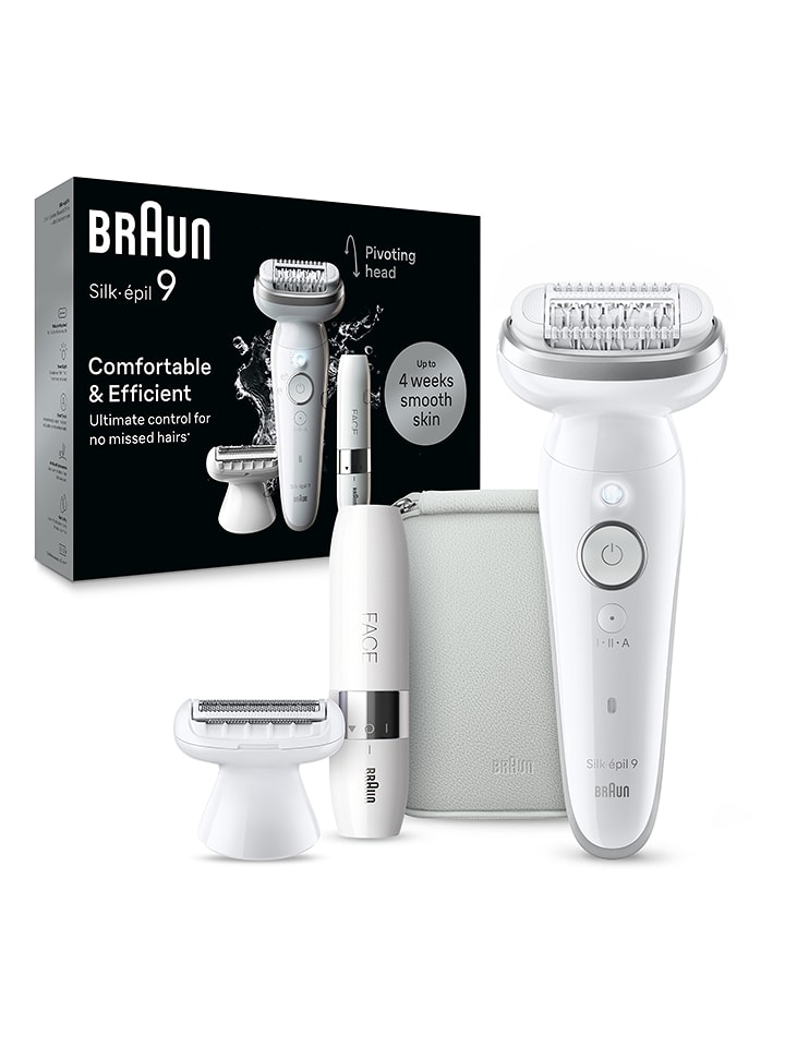 Braun Depilator "Silk-épil 9-341" w kolorze srebrno-białym rozmiar: onesize