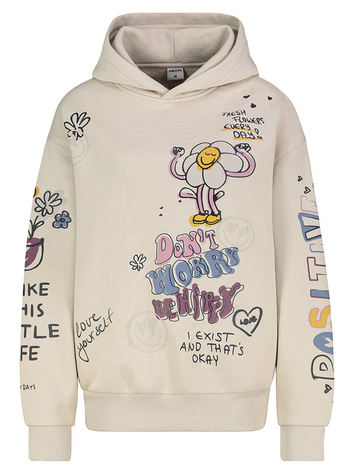 Sublevel Bluza w kolorze kremowym rozmiar: S