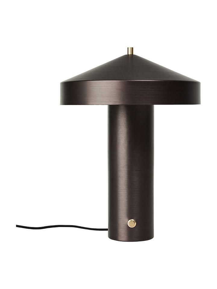 OYOY living design Lampa stołowa "Hatto" w kolorze czarnym - wys. 30 x Ø 41 cm rozmiar: onesize
