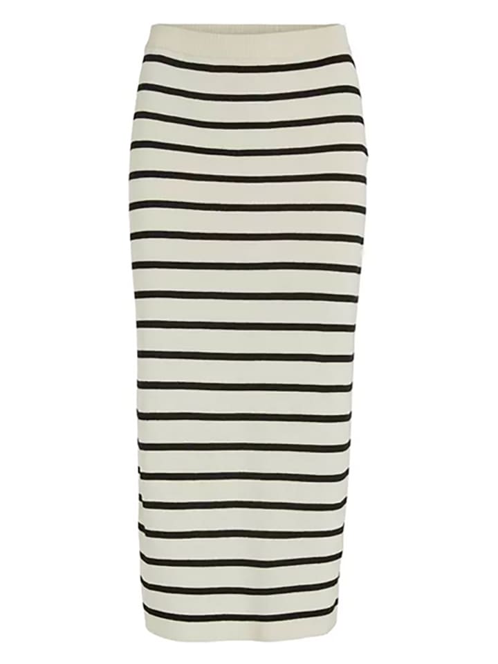 Vila Spódnica w kolorze czarno-kremowym rozmiar: L