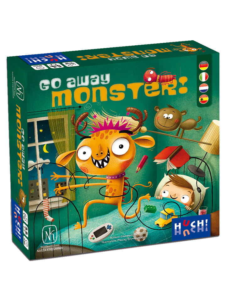 HUCH! Gra rodzinna "Go away monster!" - 3+ rozmiar: onesize