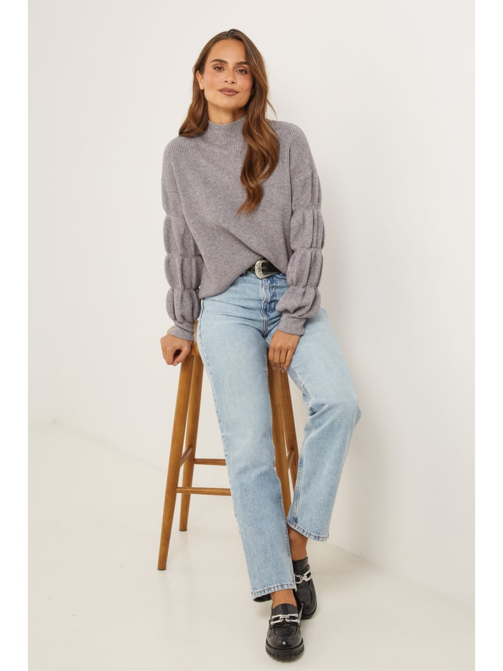 Soft Cashmere Sweter w kolorze szarym rozmiar: 38/40