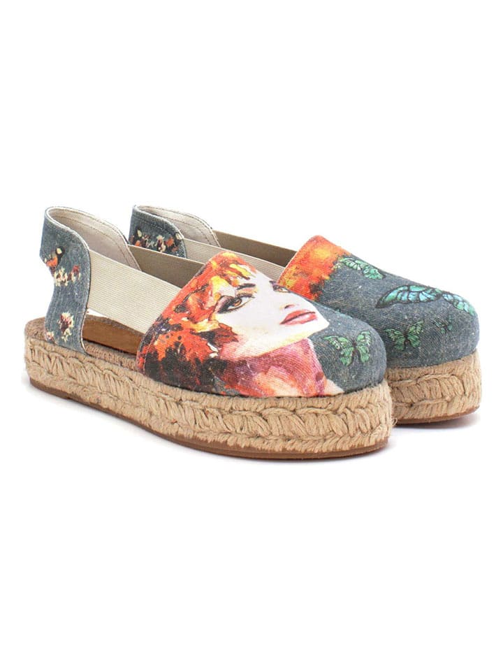 Calceo Espadryle ze wzorem rozmiar: 39