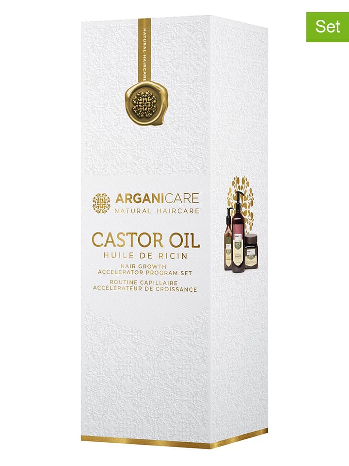 Argani Care 3-częściowy zestaw do włosów "Trio Box - Castor oil" rozmiar: onesize