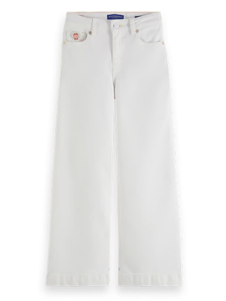 Scotch & Soda Dżinsy - Wide fit - w kolorze białym rozmiar: 176