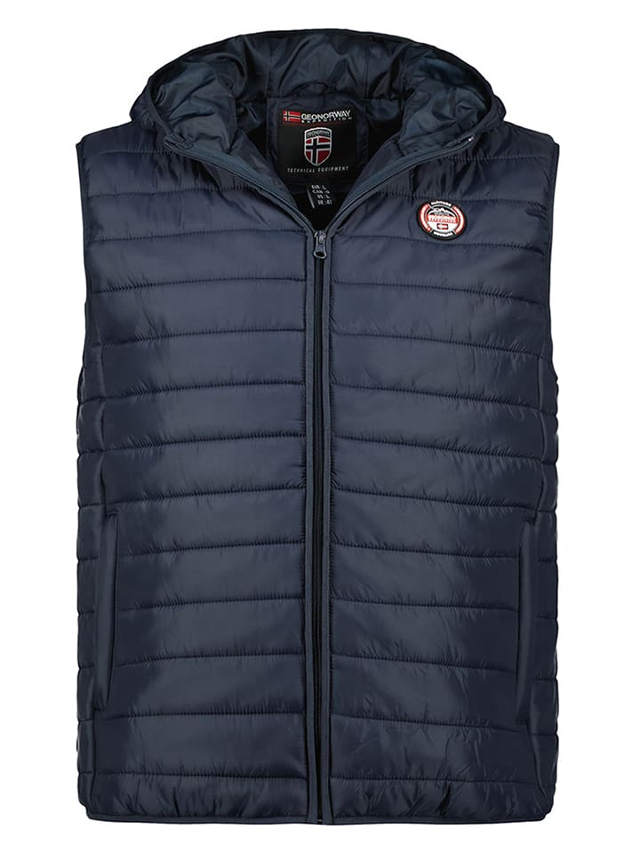 Geographical Norway Kamizelka pikowana "Vamigo" w kolorze granatowym rozmiar: 128