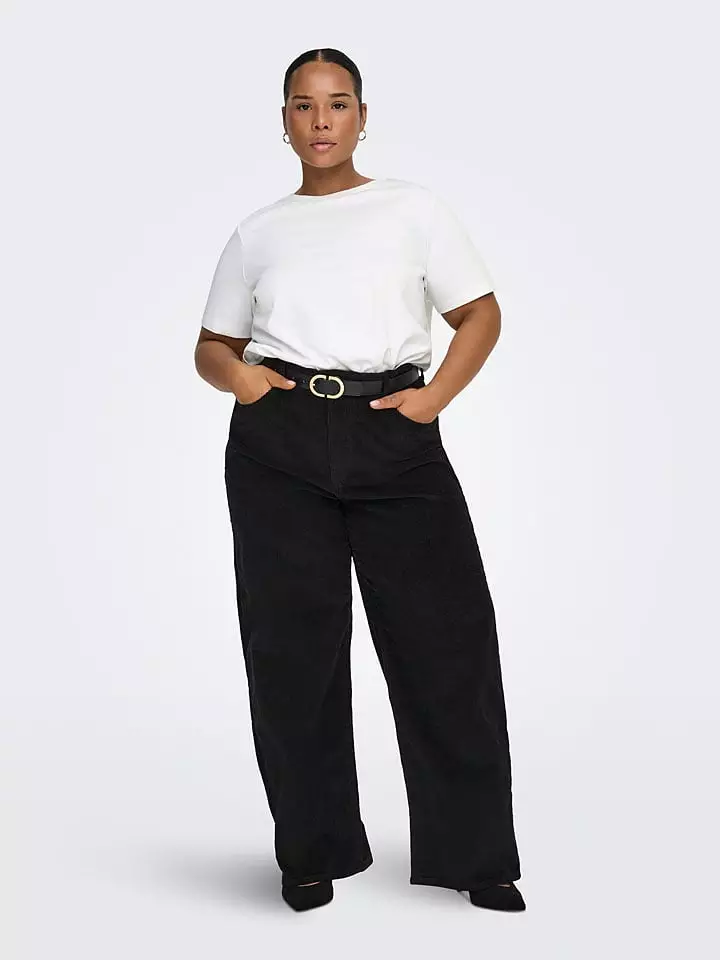 ONLY Carmakoma Koszulka "Carma" w kolorze białym rozmiar: XS-40/42