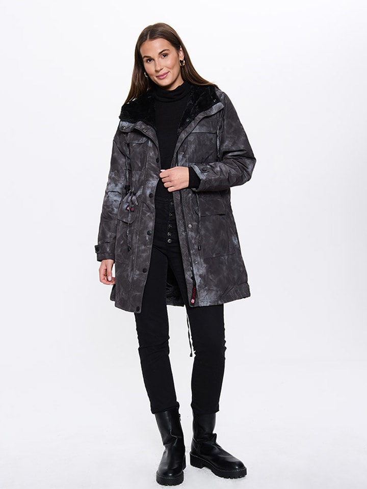 CANADA weather gear Płaszcz zimowy w kolorze szarym rozmiar: S