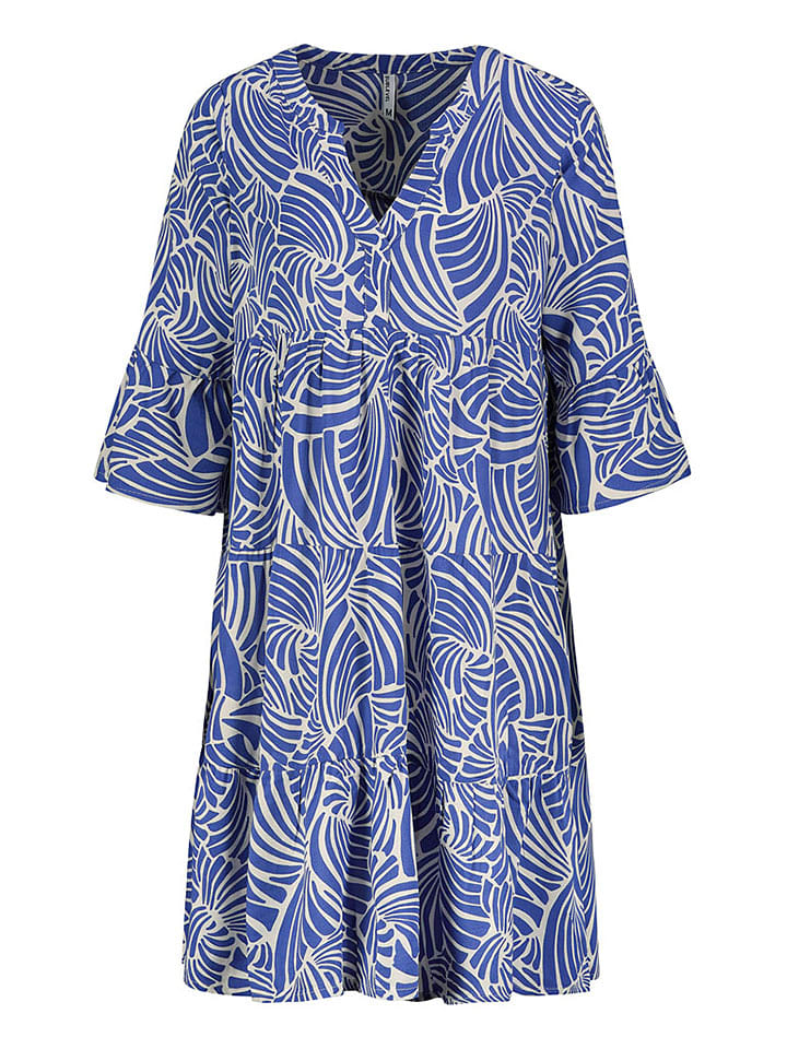 Sublevel Sukienka w kolorze niebiesko-białym rozmiar: L