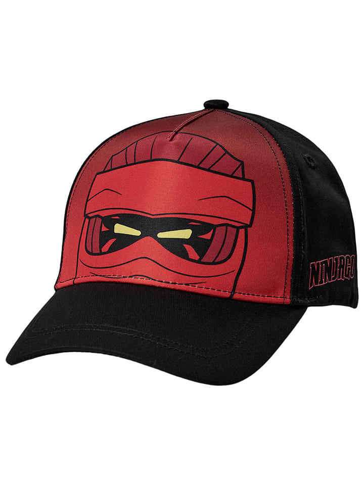 LEGO Czapka w kolorze czarno-czerwonym rozmiar: 50-52 cm