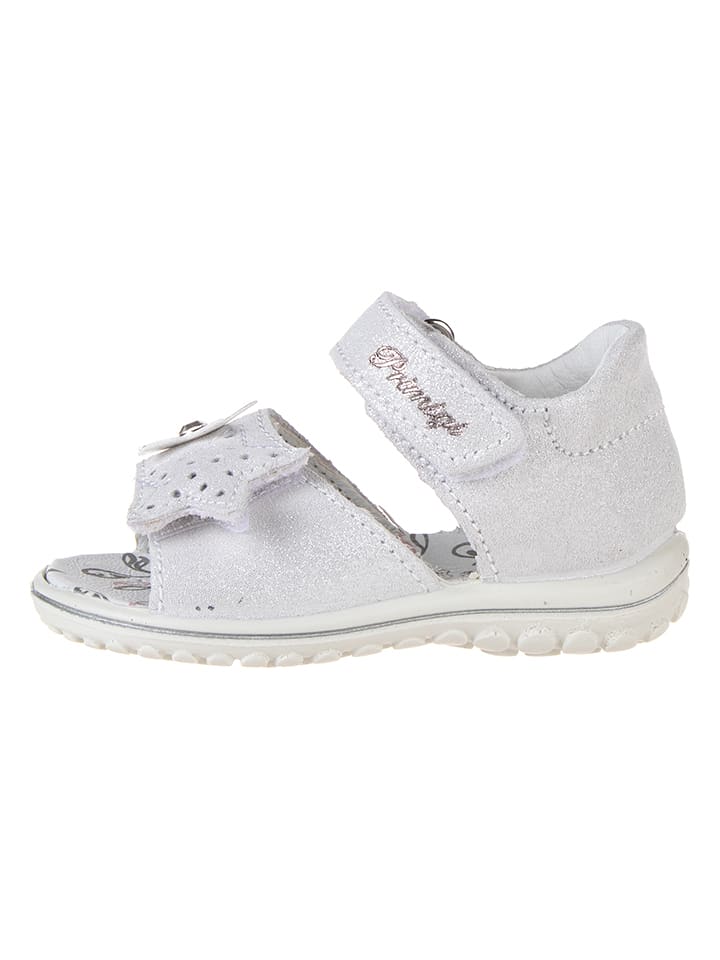 Primigi Skórzane sandały w kolorze białym rozmiar: 23