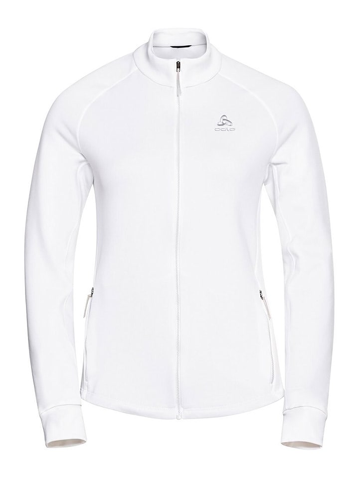 Odlo Kurtka polarowa "Berra" w kolorze białym rozmiar: XL