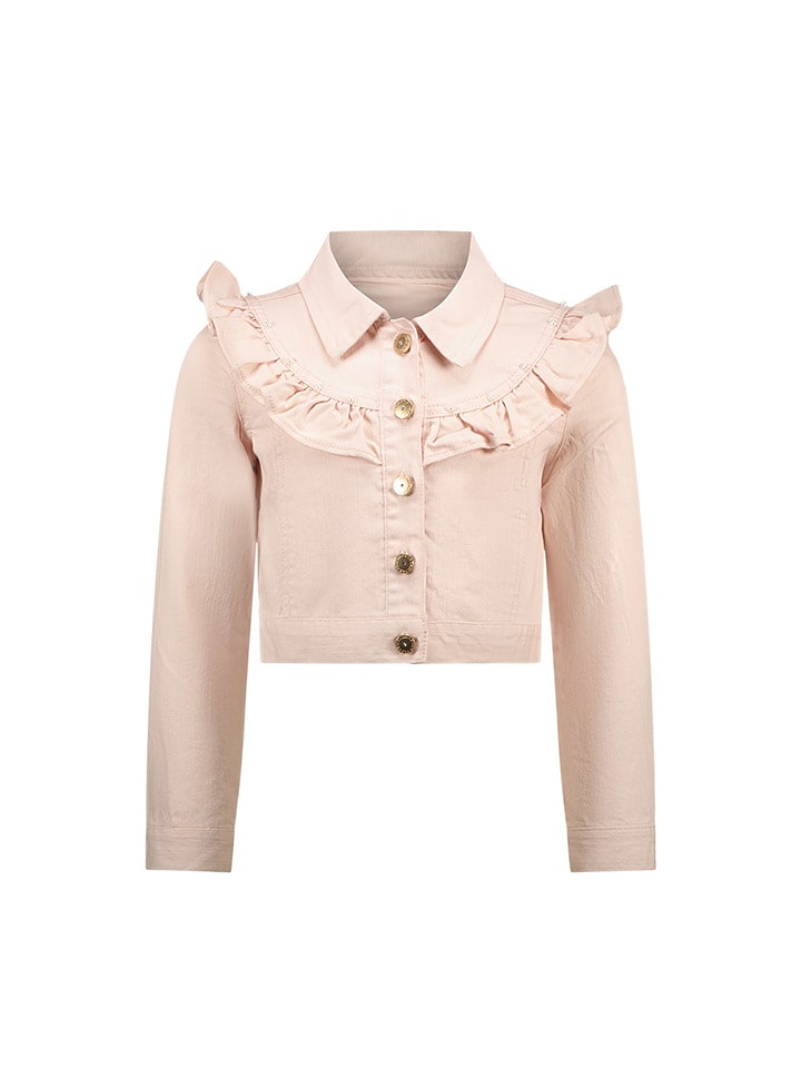 Le Chic Kurtka dżinsowa "Alysum" w kolorze jasnoróżowym rozmiar: 164