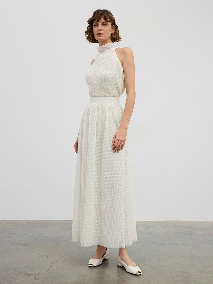 BGN Spódnica w kolorze kremowym rozmiar: 40