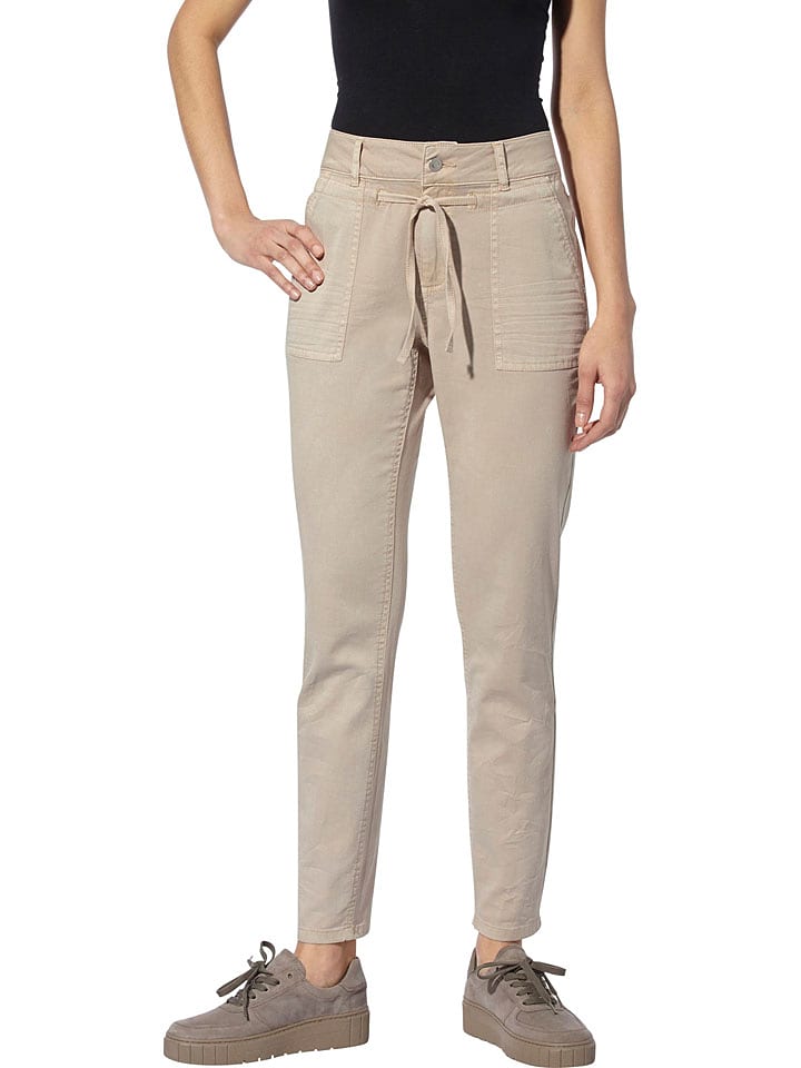 Heine Dżinsy w kolorze beżowym rozmiar: 50