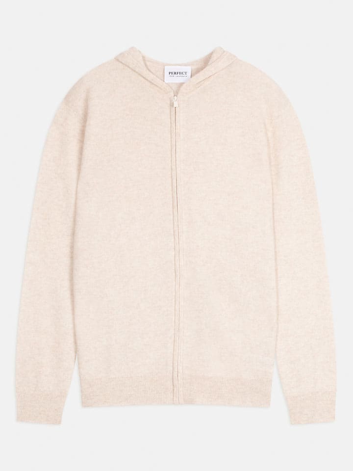 Perfect Cashmere Kaszmirowa bluza "Eldo" w kolorze kremowym rozmiar: XXL