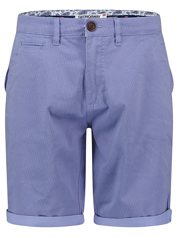 Geographical Norway Bermudy "Pacome" w kolorze niebieskim rozmiar: XXL