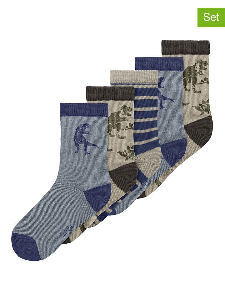 name it Skarpety (5 par) w różnych kolorach rozmiar: 22/24