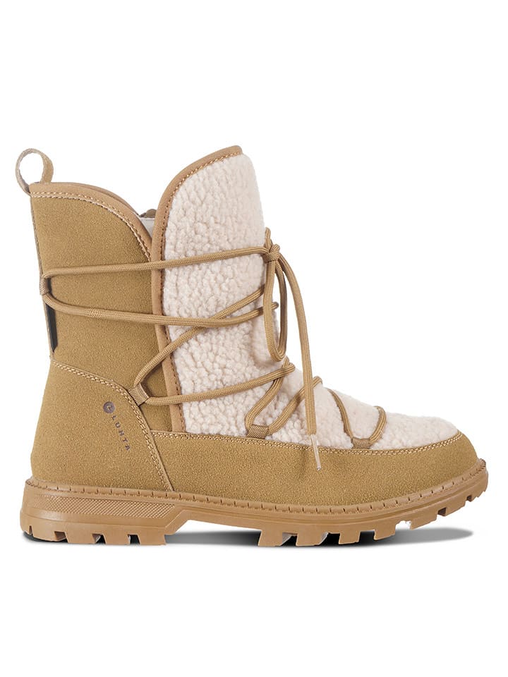 LUHTA Botki zimowe "Lumottu" w kolorze beżowym rozmiar: 39