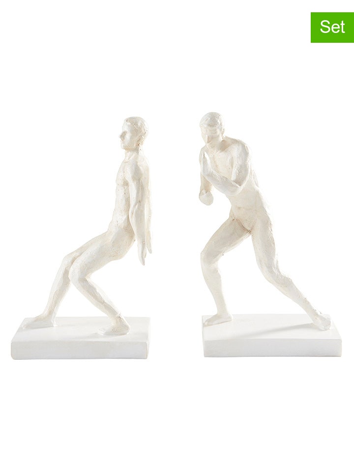 Jotex Podpórki (2 szt.) w kolorze białym do książek - 16,5 x 26,7 x 11 cm rozmiar: onesize