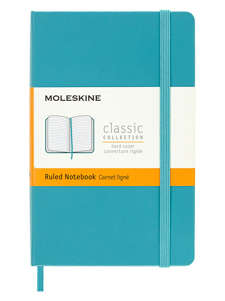 Moleskine Notatnik w kolorze turkusowym - 9 x 14 cm rozmiar: onesize