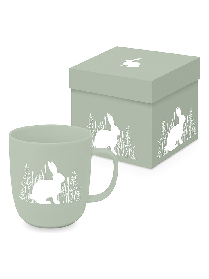 ppd Kubek jumbo "Pure Easter" w kolorze zielonym - 400 ml rozmiar: onesize