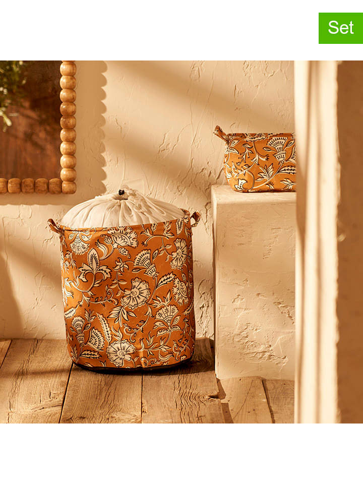 BELLA MAISON Kosze (2 szt.) w kolorze pomarańczowym rozmiar: onesize