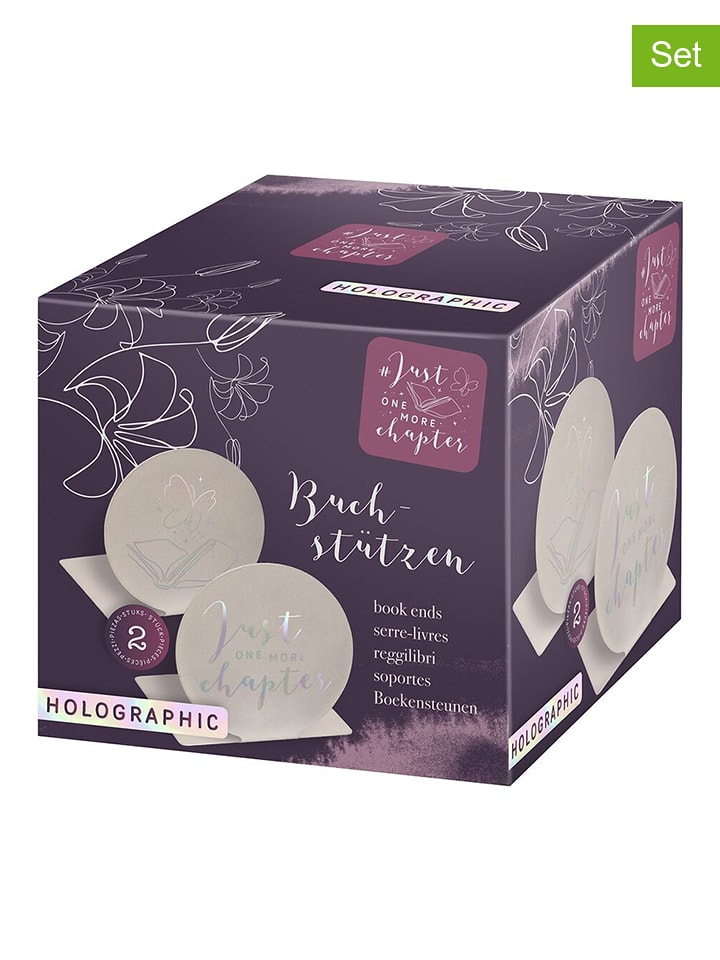 moses. Podpórki (2 szt.) w kolorze białym do książek - Ø 12,5 cm rozmiar: onesize