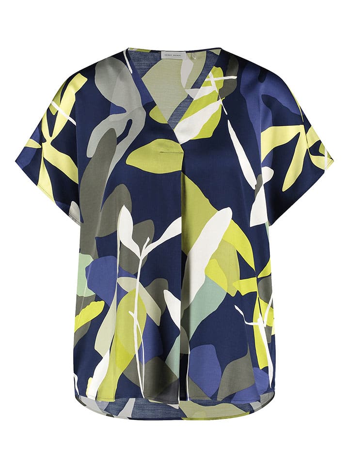 Gerry Weber Bluzka w kolorze granatowo-zielonym rozmiar: 42