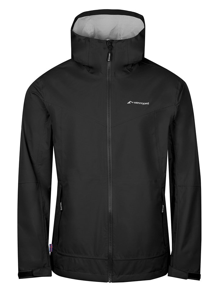 Westfjord Kurtka przeciwdeszczowa "Keilir" w kolorze czarnym rozmiar: XXL