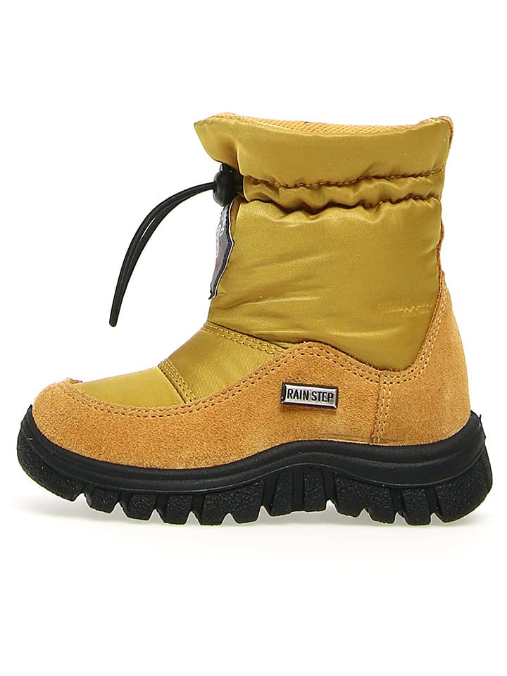 Naturino Botki zimowe "Varna" w kolorze żółtym rozmiar: 22