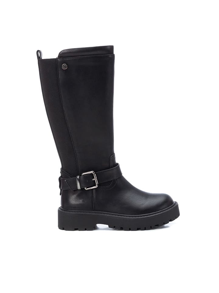 XTI Kids Kozaki w kolorze czarnym rozmiar: 34