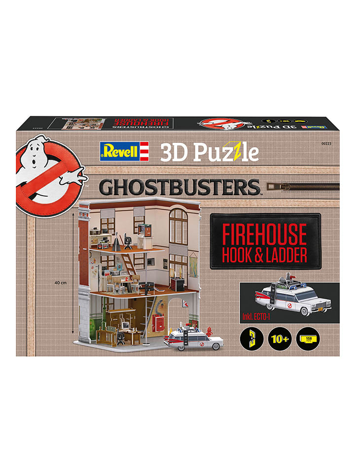 Revell 158-częściowe puzzle 3D "Ghostbusters Firehouse Hook & Ladder" - 10+ rozmiar: onesize