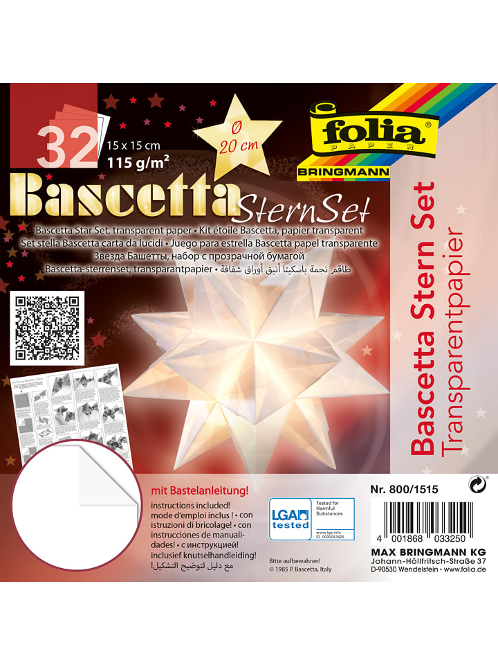 folia PAPER Zestaw w kolorze beżowym do origami - Ø 20 cm rozmiar: onesize