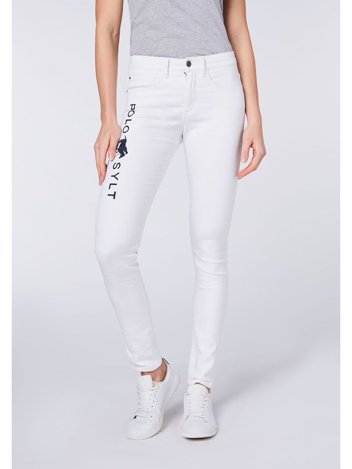 Polo Sylt Dżinsy - Comfort fit - w kolorze białym rozmiar: W28