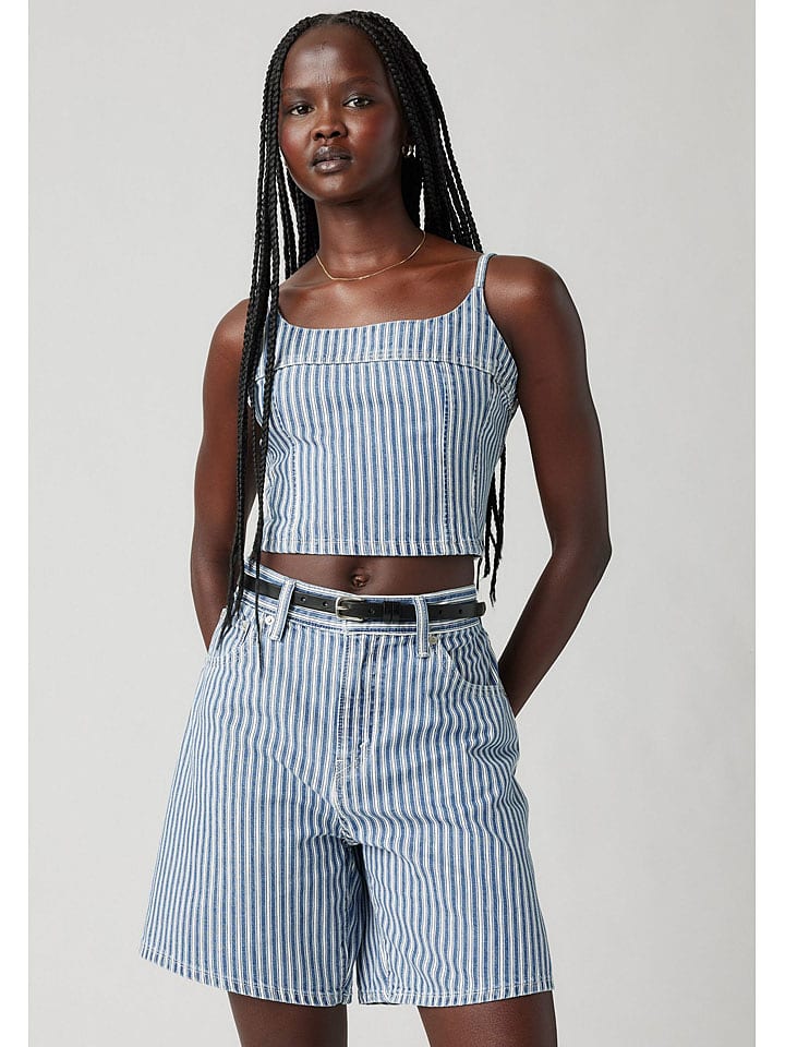 Levi's Top w kolorze błękitno-białym rozmiar: XS