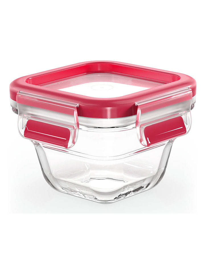 Emsa Pojemnik "Clip & Close" w kolorze czerwonym - 180 ml rozmiar: onesize