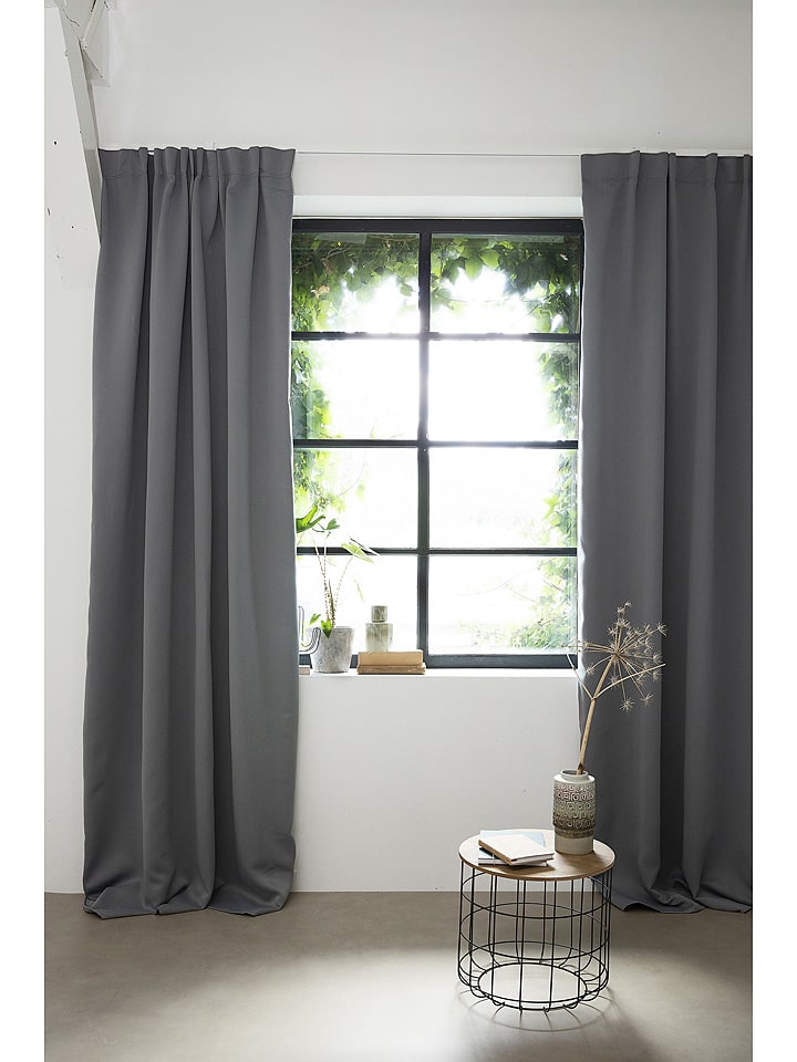 Lifa Living Zasłona w kolorze szarym rozmiar: 150x250 cm