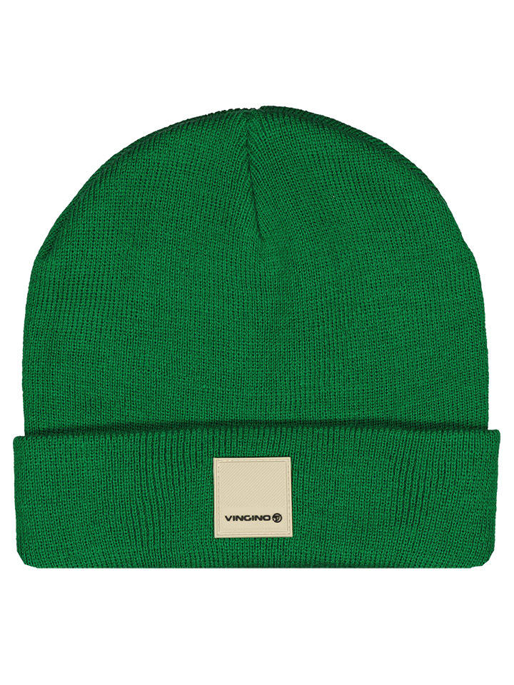 Vingino Czapka "Vicco" w kolorze zielonym rozmiar: 146-164