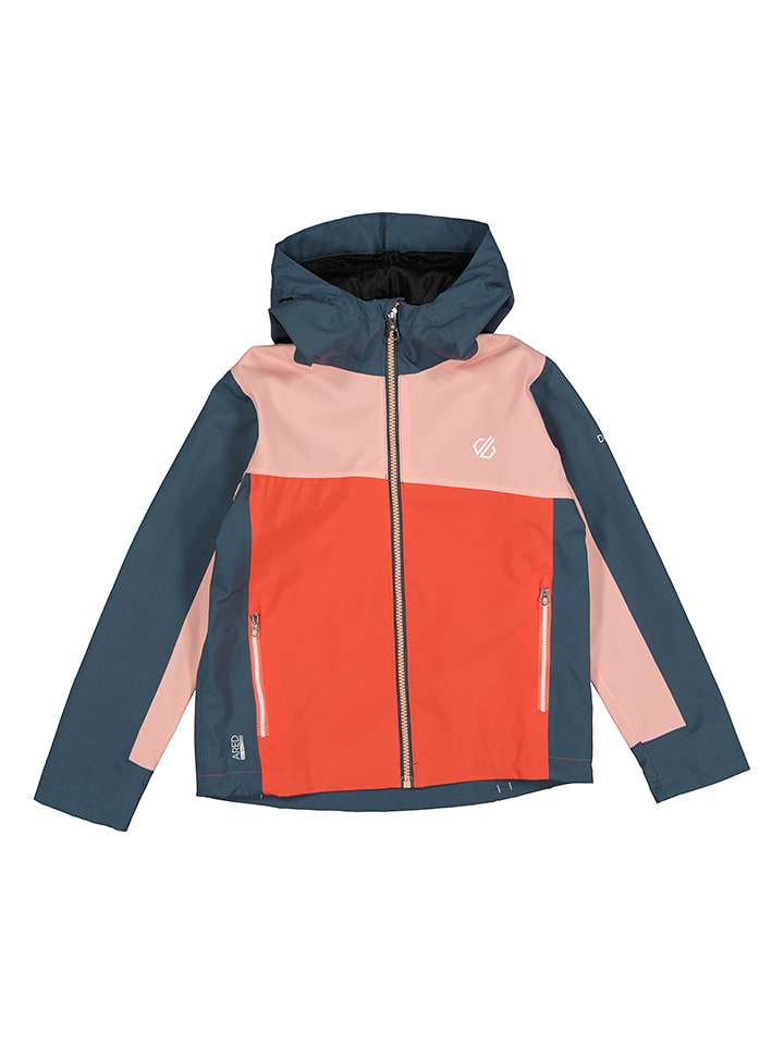 Dare 2b Kurtka funkcyjna "Explore" w kolorze granatowo-jasnoróżowo-pomarańczowym rozmiar: 176