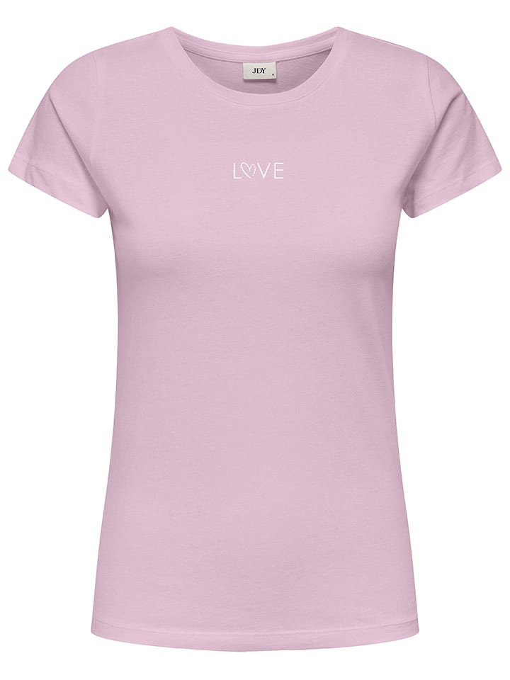 JDY Koszulka w kolorze fioletowym rozmiar: M
