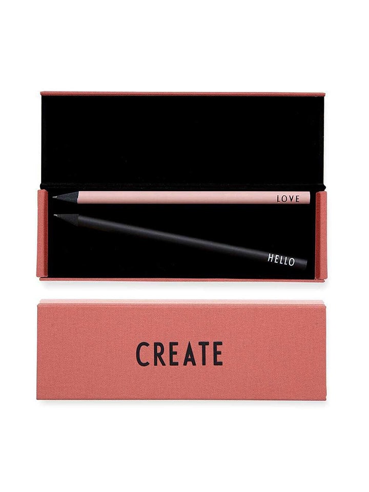 Design Letters Piórnik w kolorze jasnoróżowym - 16,5 x 5,5 x 1,1 cm rozmiar: onesize