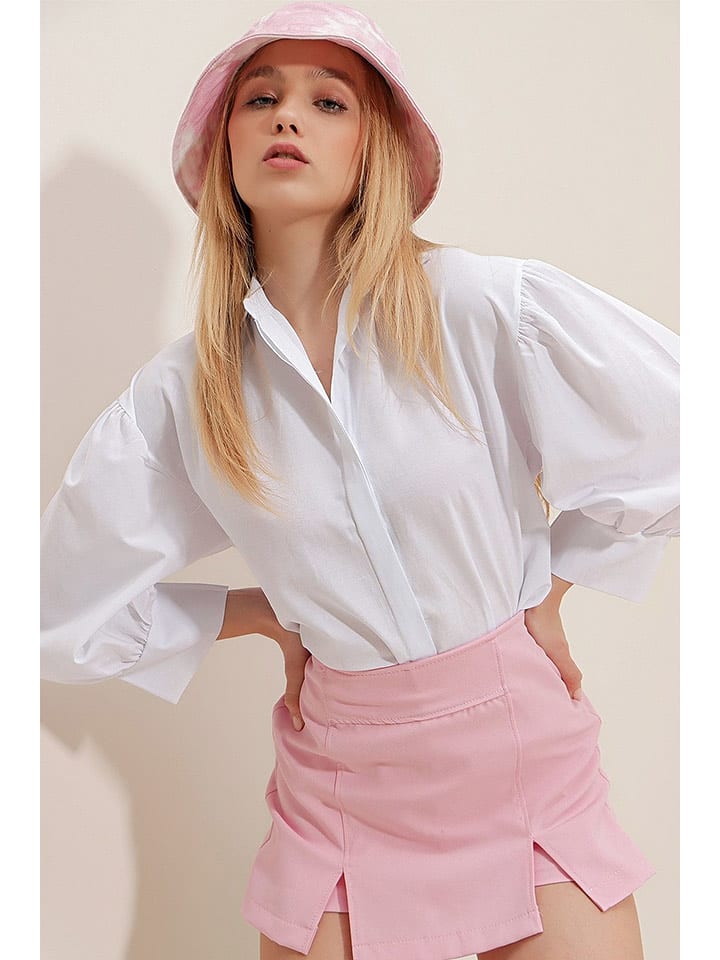 Trend Alacati Bluzka "Trend Alaçat Stili" w kolorze białym rozmiar: XL