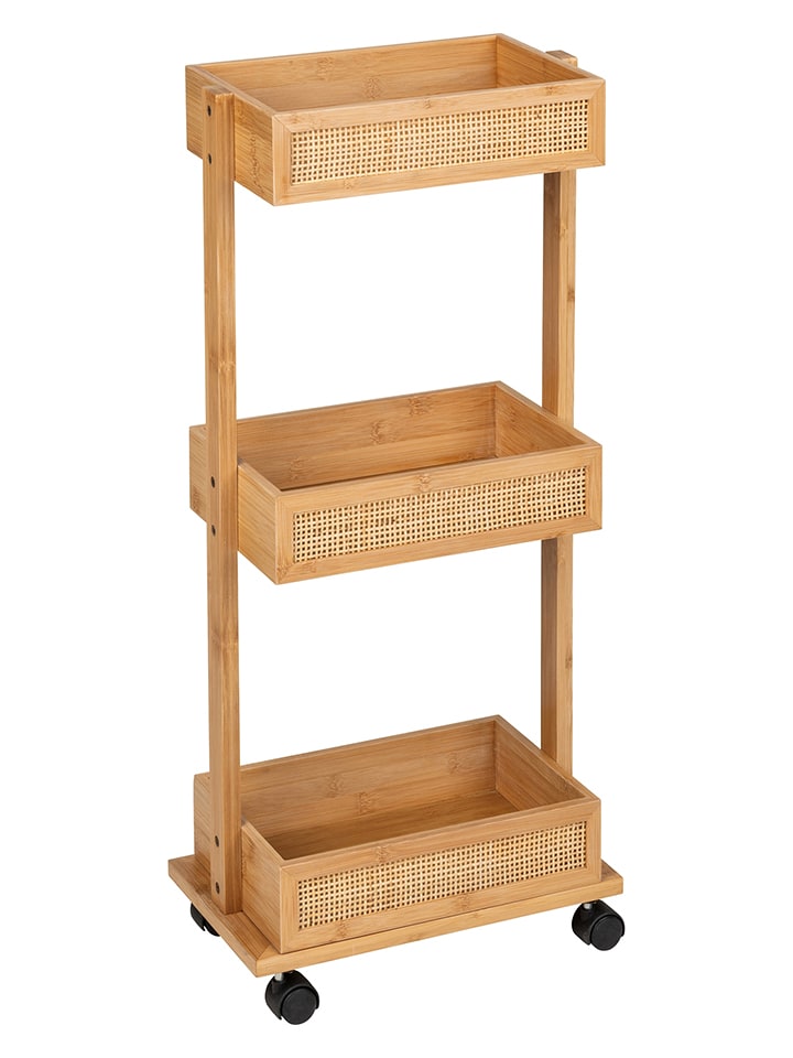 Wenko Stojak "Allegre" w kolorze brązowym - 18,5 x 71,5 x 32 cm rozmiar: onesize